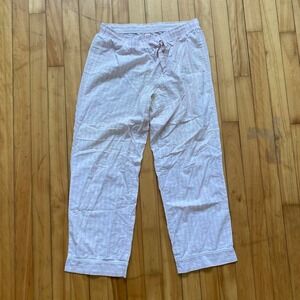 Victorias Secret Pink Stripe Pajama Pants Lounge Sleepwear Size Medium